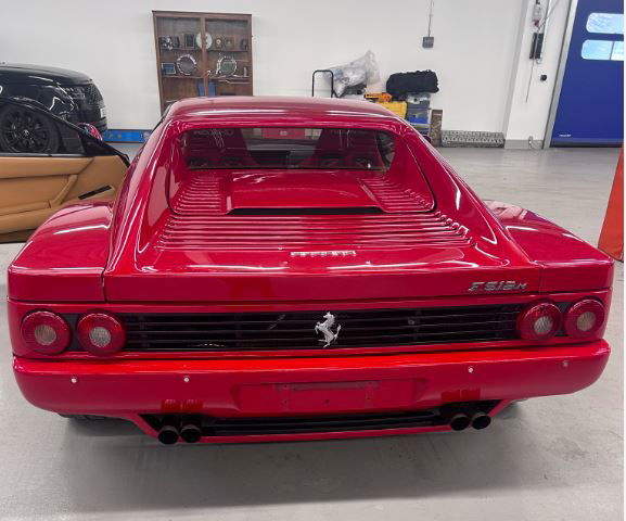 Recovered Ferrari F512 M - rear